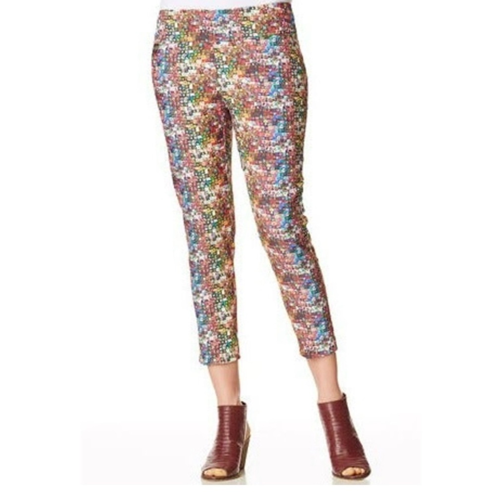 Lisette floral photo ankle pants - Picture 2 of 6